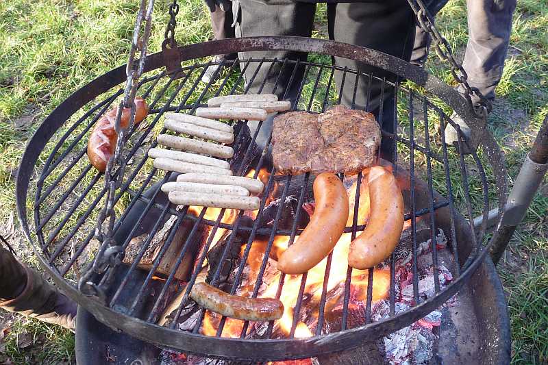 Grillen am Baggersee