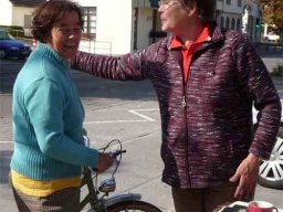 Infostand Unterschriftenlisten Baggersee