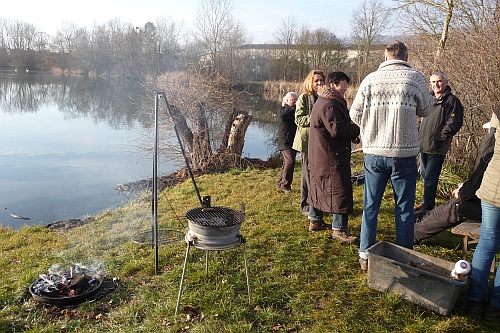 Grillen am See Hirschau