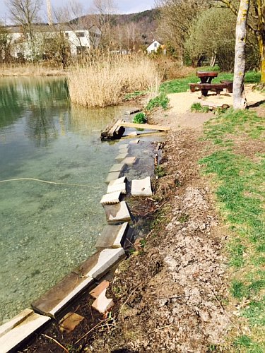 Ufer Bebauung Hirschau