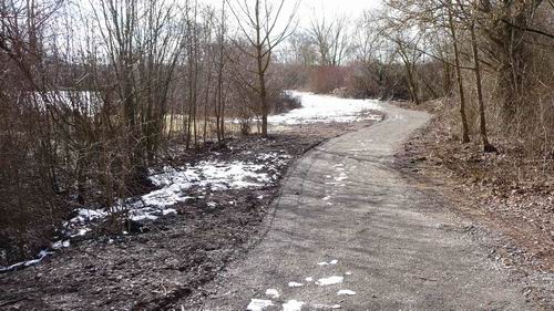 Fahrradweg Baggersee-Hischau