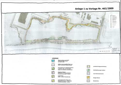 Anlage 1 Fachwasserzonen Umbau Baggersee