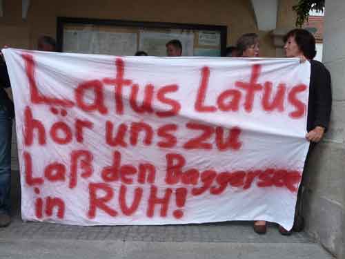 Plakat Kampf am See