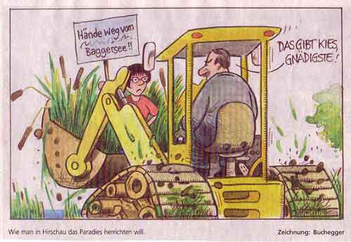 Zeitungsbild Zeitungsbild zum Baggersee Hirschau