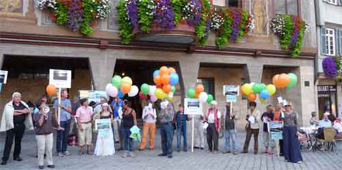 Luftballons Rathaus Baggersee Hirschau Luftballons Rathaus Baggersee Hirschau
